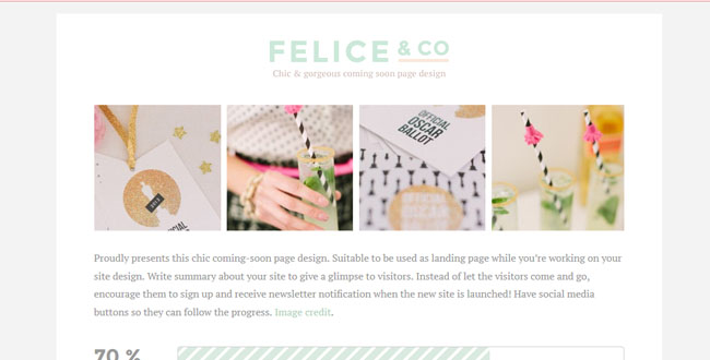 felice under construction theme