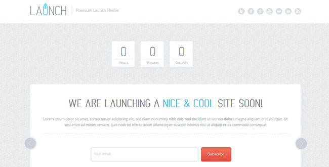 launch maintence theme