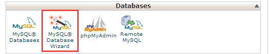 launch-mysql-database-wizard-from-cpanel