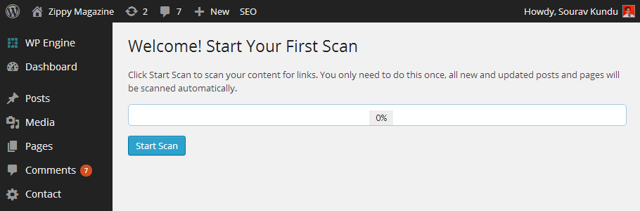 03-first-scan-linkpatrol-wordpress-plugin-wpkube