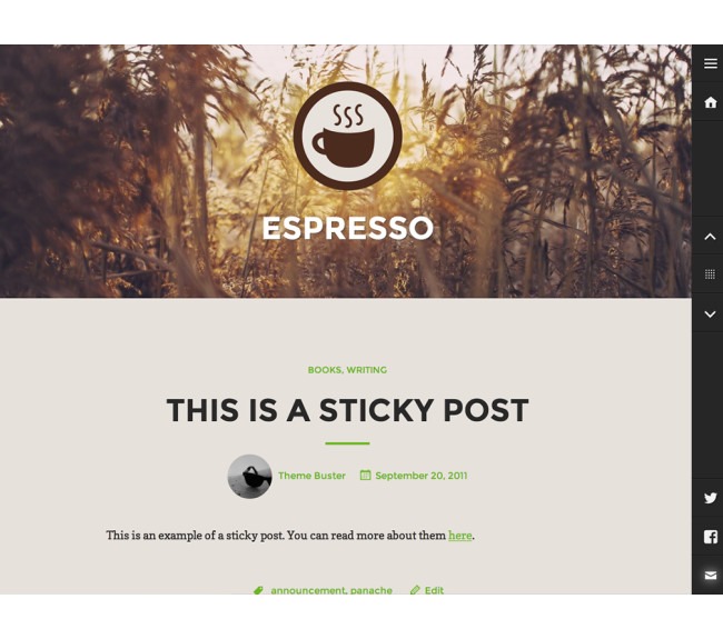 Espresso - A Premium WordPress Theme From Automattic