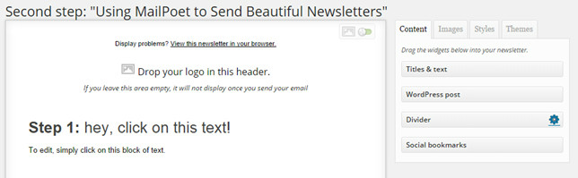 second step newsletters