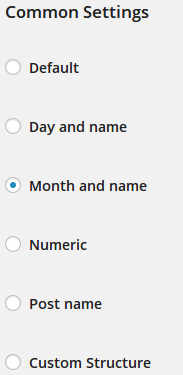 Month and Name Option