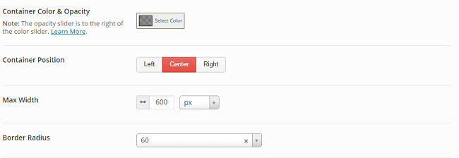 seedprod coming soon pro border radius and position settings