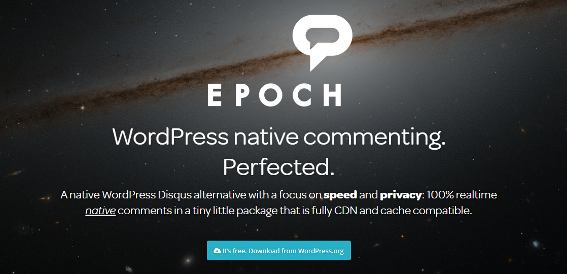 Epoch native WordPress comments