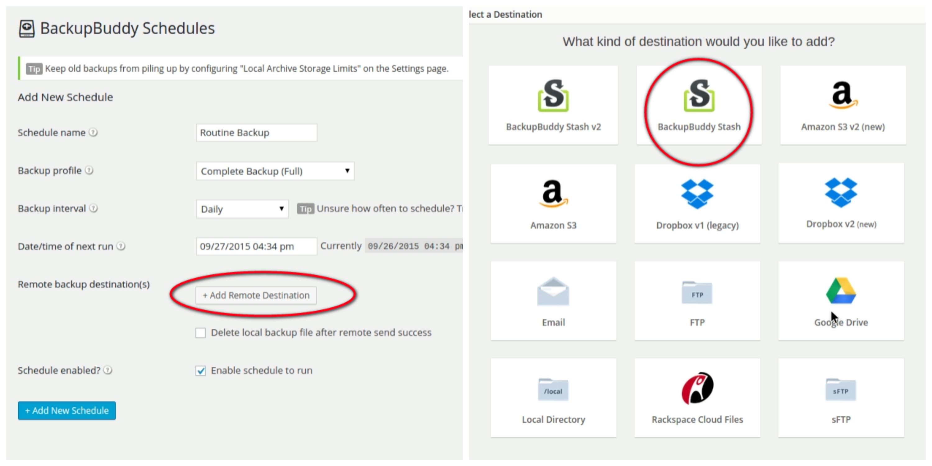 Programas de Backup Buddy