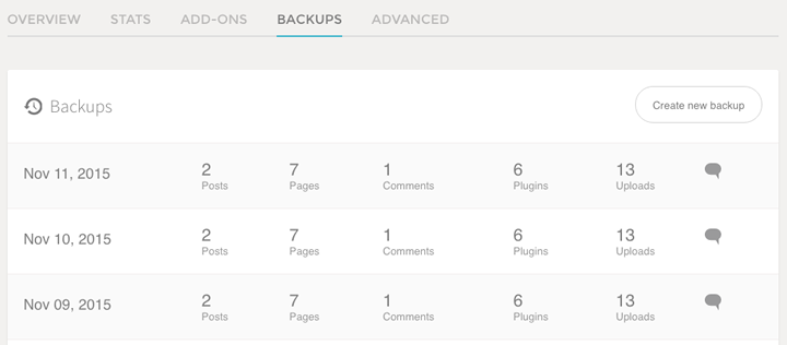 Flywheel-backup-Dashboard