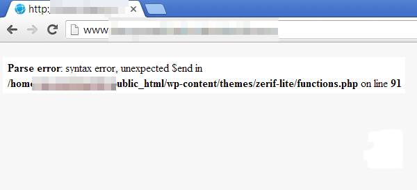Parse Error In Wordpress How To Fix Syntax Errors In Wordpress