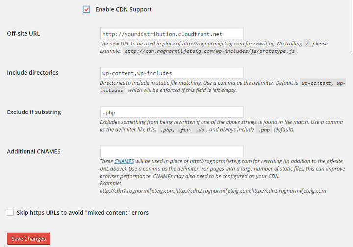 Set Up CloudFront With WP Super Cache