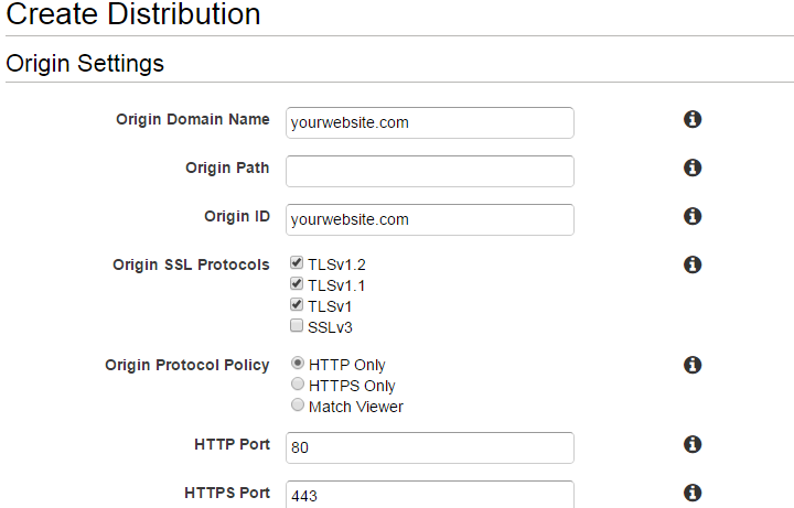 Create CloudFront Distribution - How To Set Up CloudFront With W3 Total Cache or WP Super Cache
