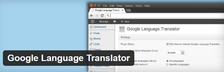 best wordpress translation plugins google language translator