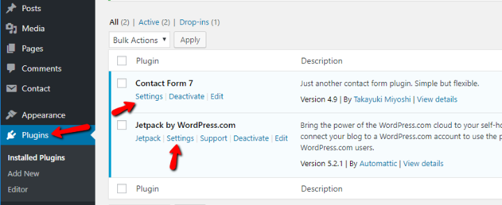 how to configure wordpress plugin