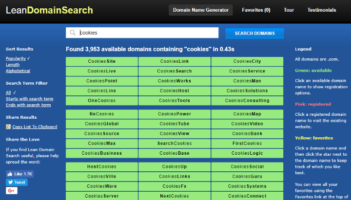 how to find a domain name