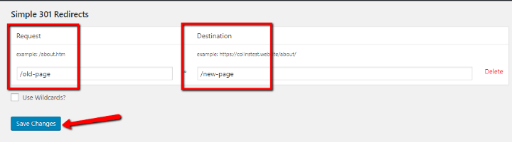 how to add 301 redirects to wordpress