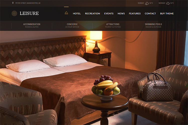 hotel leisure theme