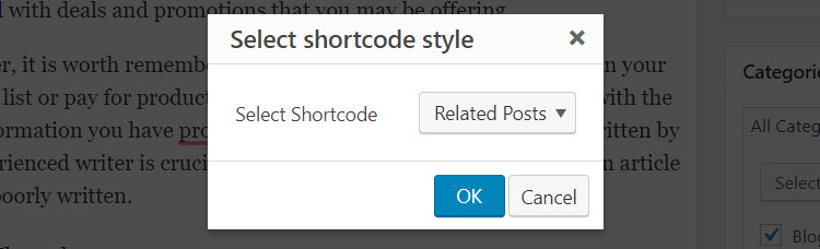 Insert Shortcode 2