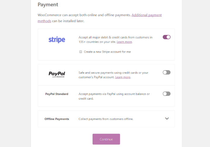 woocommerce payment gateways