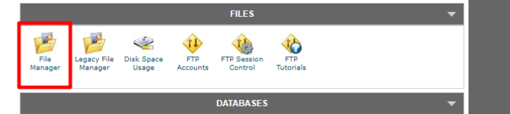 cpanel file manager