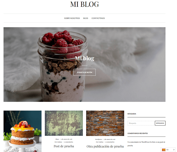 translated website