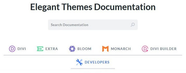 elegant themes support