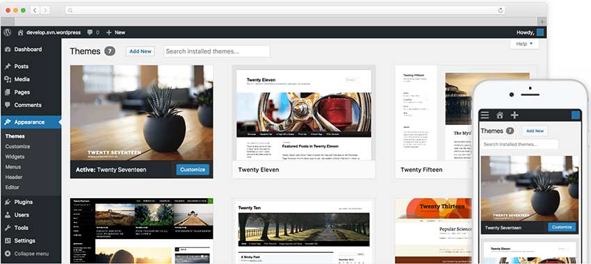 WordPress Home Page