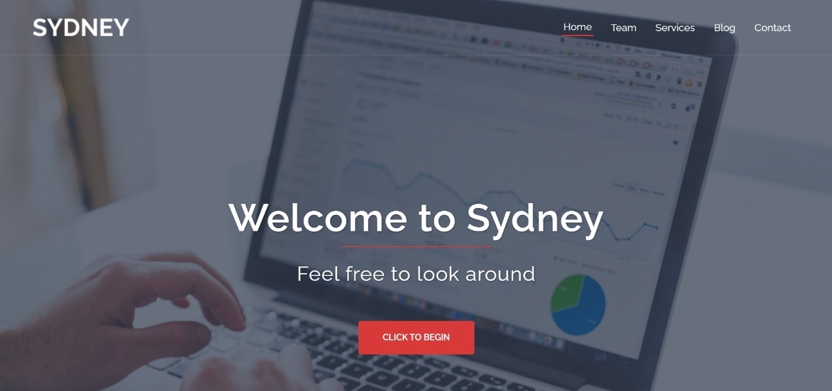 Sydney WordPress theme