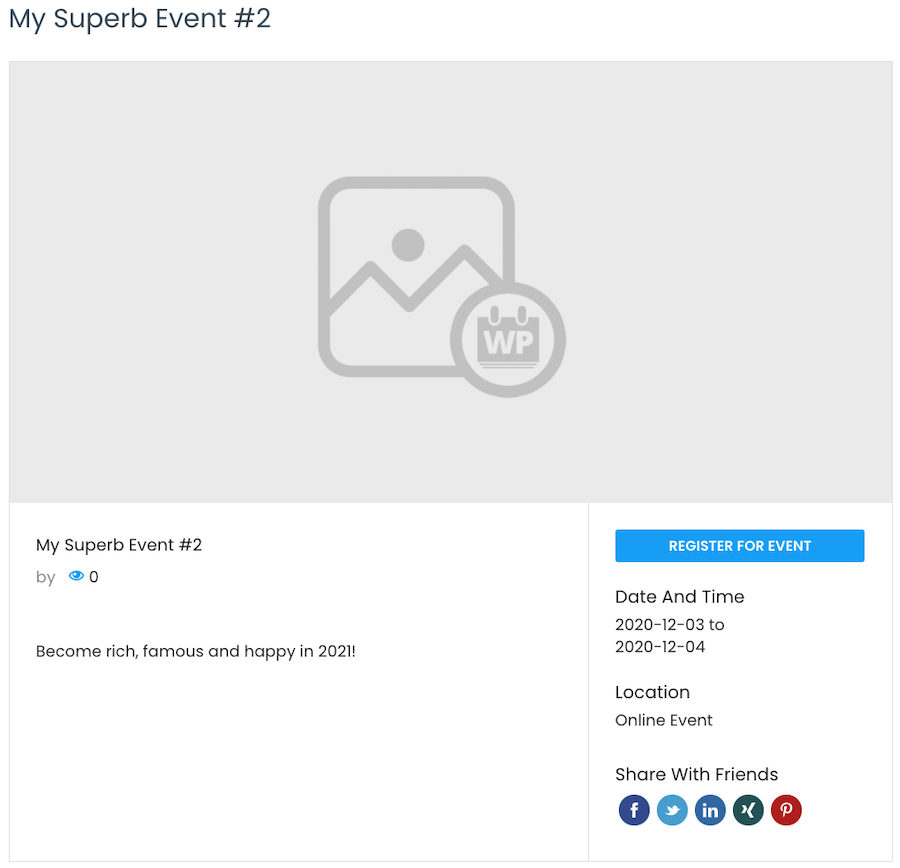 WP Event Manager Review: Your Ultimate (Free) Event Manager Plugin? - WPKube 23