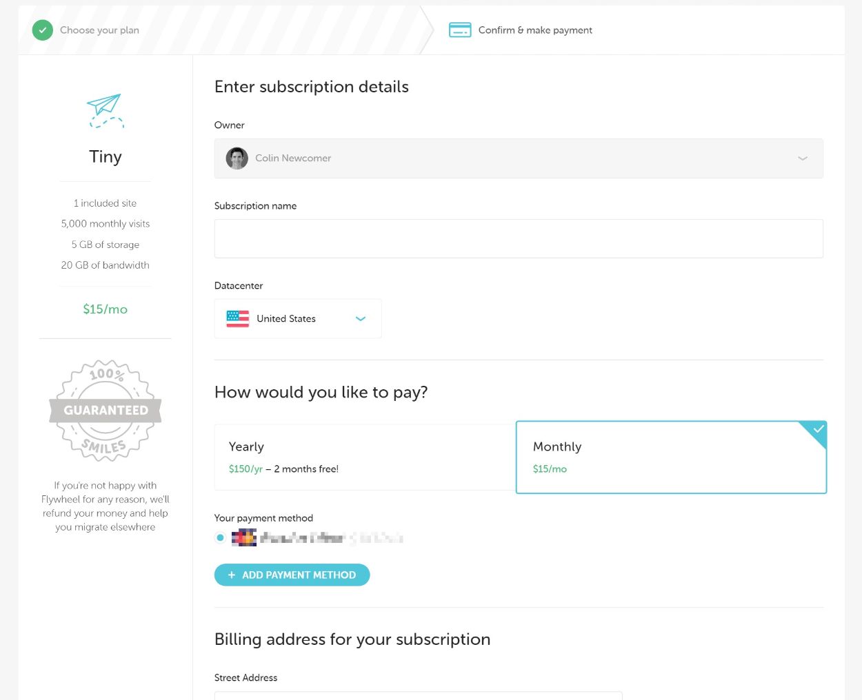 Create Flywheel plan