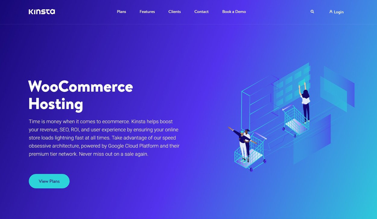 Kinsta WooCommerce hosting