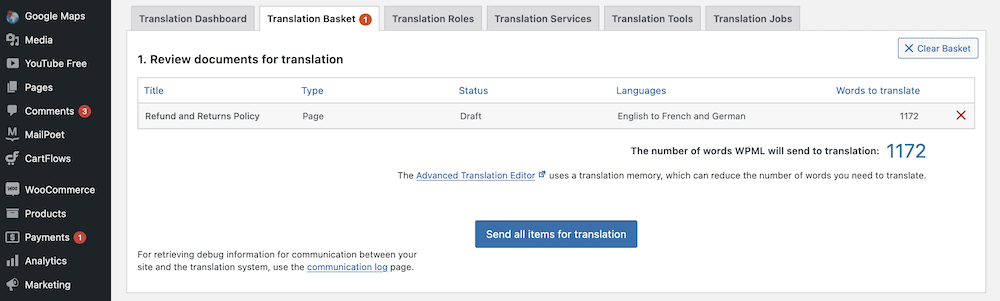 The Translation Basket.