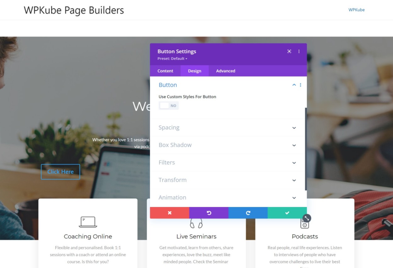 Brizy vs Divi Builder interface