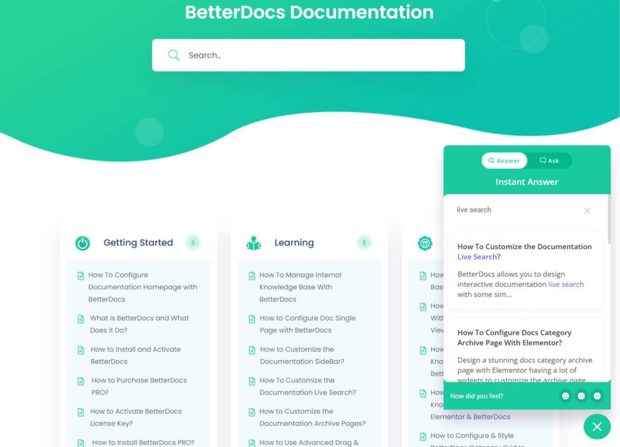 BetterDocs demo