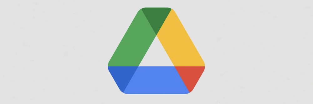 The Google Drive logo.