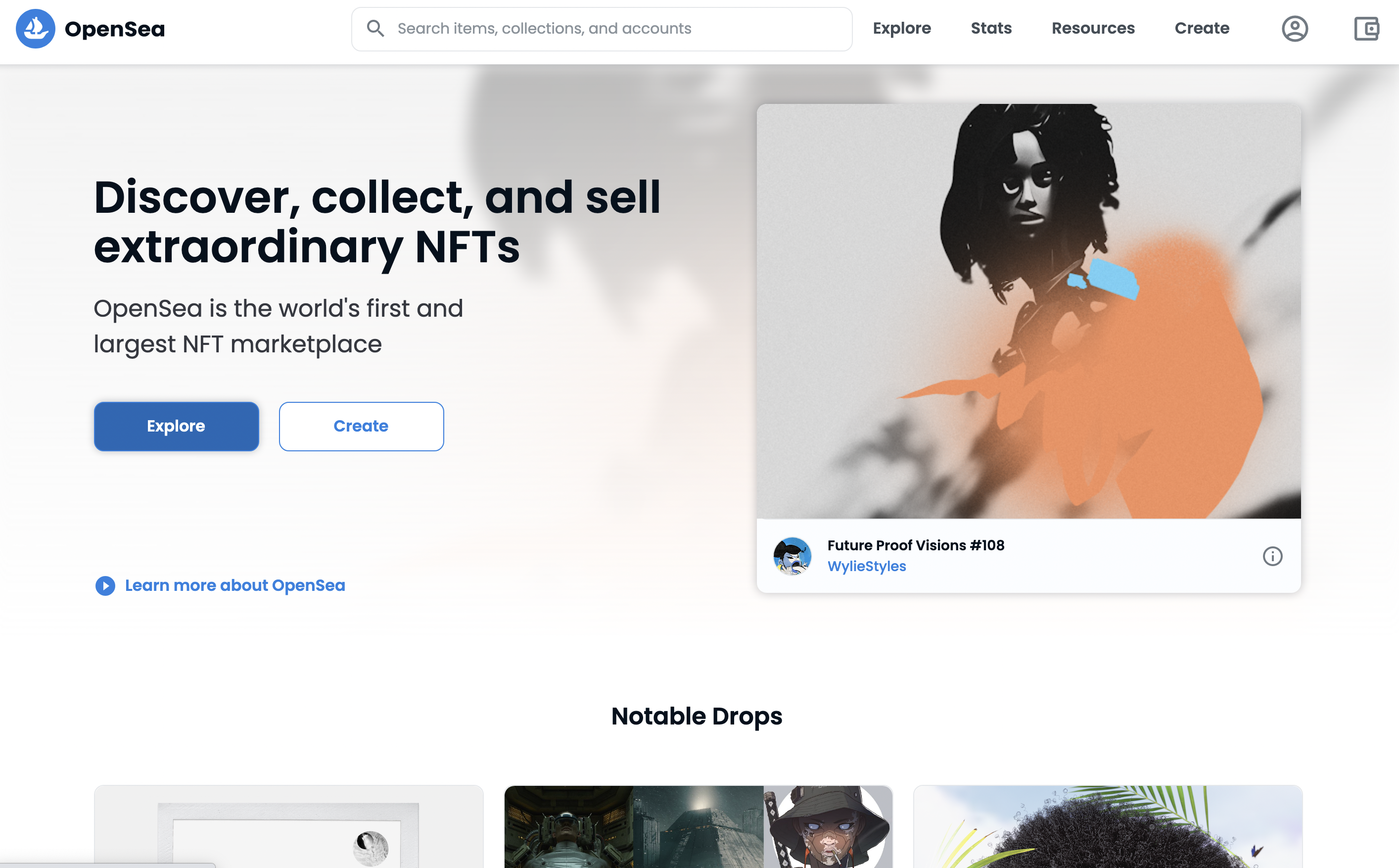 NFT marketplace OpenSea