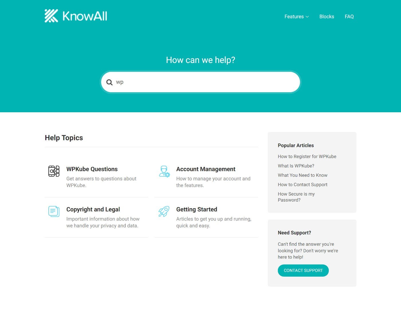 KnowAll design