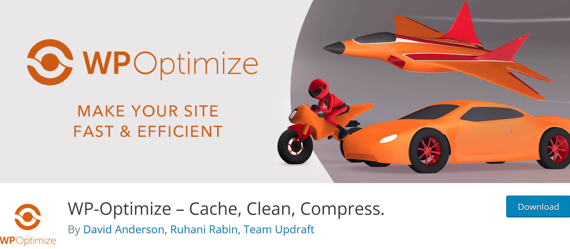 Best Caching Plugins for WordPress: WP-Optimize Banner