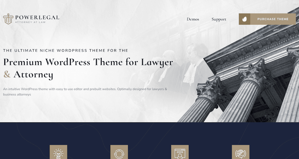 The PowerLegal theme.