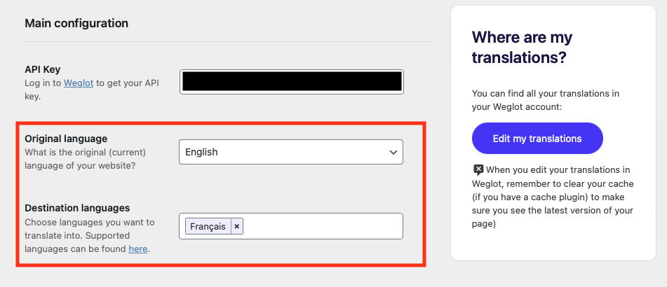 Weglot - Choose Your Languages 